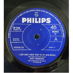 Dusty Springfield I Just Don't Know What To Do With Myself USED VINYL 7INCH 45 RPM SINGLE MONO