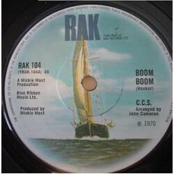 CCS Boom Boom / Whole Lotta Love USED VINYL 7INCH 45 RPM