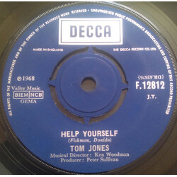 Tom Jones Help Yourself USED VINYL 7INCH 45 RPM SINGLE