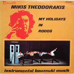 Mikis Theodorakis My Holidays In Rodos (Instrumental Bouzouki Musik) Vinyl LP USED