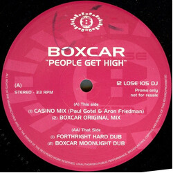 Boxcar People Get High VINYL 12" USED