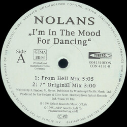 The Nolans I'm In The Mood For Dancing USED VINYL 12INCH 45 RPM