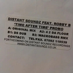 Distant Soundz / Rob Beaumont Time After Time USED VINYL 12INCH PROMO WHITE LABEL