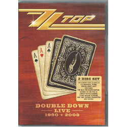 ZZ Top Double Down Live 1980 ? 2008 DVD USED