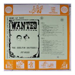 The Shelton Brothers Just Because Vinyl LP USED
