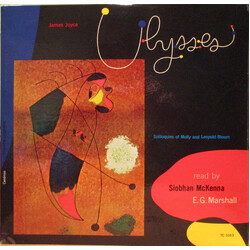 James Joyce / Siobhan McKenna / E.G. Marshall Ulysses:  Soliloquies Of Molly And Leopold Bloom Vinyl LP USED