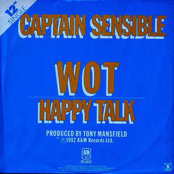 Captain Sensible Wot / Happy Talk VINYL 12" USED