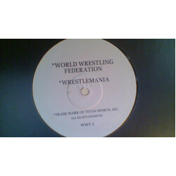WWF Superstars Wrestlemania USED VINYL 12INCH SINGLE SIDED PROMO