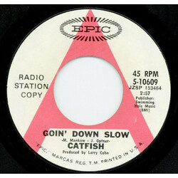 Catfish (6) Goin Down Slow / Jump In The River USED VINYL 7INCH 45 RPM SINGLE PROMO STYRENE
