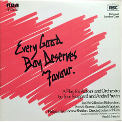 Tom Stoppard / André Previn / The London Symphony Orchestra Every Good Boy Deserves Favour "A Play For Actors And Orchestra" Vinyl LP USED