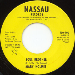 Mary Holmes Soul Brother / After I Shed A Tear VINYL 7" USED
