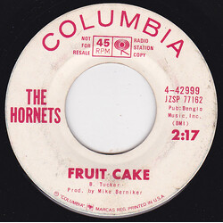 The Hornets (7) Fruit Cake / Seven Days To Tahiti USED VINYL 7INCH 45 RPM SINGLE PROMO