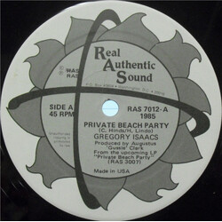 Gregory Isaacs Private Beach Party USED VINYL 12INCH 45 RPM