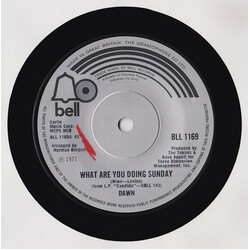 Dawn (5) What Are You Doing Sunday USED VINYL 7INCH 45 RPM SINGLE