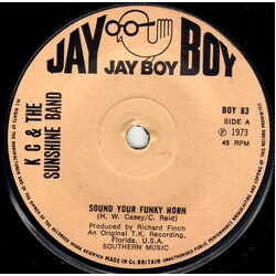 KC & The Sunshine Band Sound Your Funky Horn USED VINYL 7INCH 45 RPM SINGLE