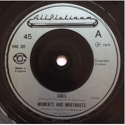 The Moments / The Whatnauts Girls USED VINYL 7INCH 45 RPM SINGLE