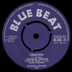 Lascelles Perkins / Clue J. & The Blues Blasters Creation USED VINYL 7INCH 45 RPM SINGLE