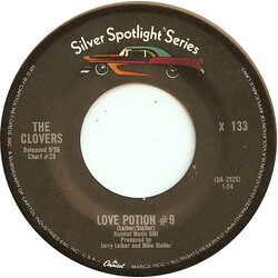 The Clovers Love Potion #9 / Stay Awhile USED VINYL 7INCH 45 RPM SINGLE REISSUE