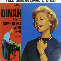 Dinah Shore Dinah Sings Some Blues With Red Vinyl LP USED