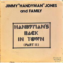 Jimmy Jones / The Jones Family Handyman's Back In Town (Part II) Vinyl LP USED