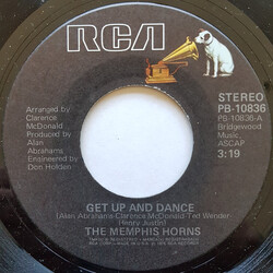 The Memphis Horns Get Up And Dance USED VINYL 7INCH 45 RPM