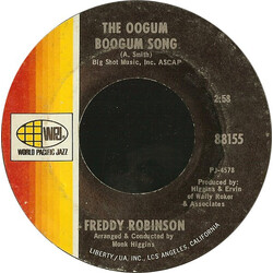 Freddie Robinson The Oogum Boogum Song / Black Fox USED VINYL 7INCH 45 RPM SINGLE STYRENE