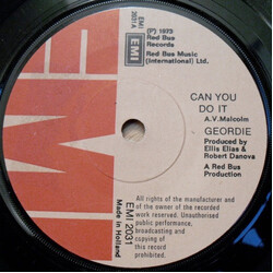 Geordie Can You Do It USED VINYL 7INCH 45 RPM