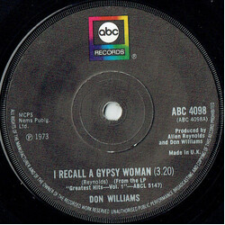 Don Williams (2) I Recall A Gypsy Woman USED VINYL 7INCH 45 RPM SINGLE