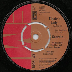 Geordie Electric Lady USED VINYL 7INCH 45 RPM SINGLE