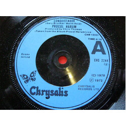 Procol Harum Conquistador (Live) USED VINYL 7INCH 45 RPM SINGLE