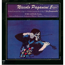 Niccolò Paganini / Ivry Gitlis Violin Concerto No. 1, Op. 6 • Violin Concerto No. 2, Op. 7 "La Campanella" Vinyl LP USED