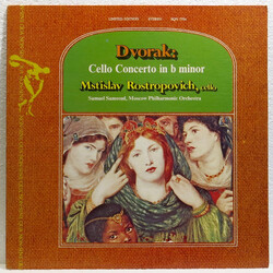 Antonín Dvořák / Mstislav Rostropovich / Samuel Samosud / Moscow Philharmonic Orchestra Cello Concerto In B Minor Vinyl LP USED
