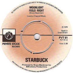 Starbuck (2) Moonlight Feels Right USED VINYL 7INCH 45 RPM SINGLE