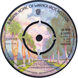 Scaffold Liverpool Lou USED VINYL 7INCH 45 RPM SINGLE