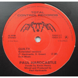 Paul Hardcastle Guilty USED VINYL 12INCH 45 RPM