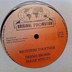 Dennis Brown / Sugar Minott Brothers Together USED VINYL 12INCH 45 RPM