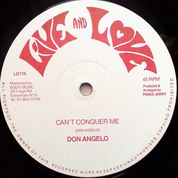 Don Angelo / Super Black Can't Conquer Me / Rambo VINYL 12" USED