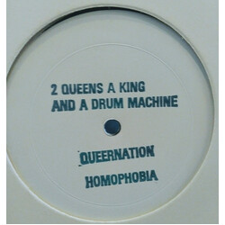 2 Queens A King And A Drum Machine Queernation / Homophobia USED VINYL 12INCH