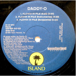 Daddy-O Flowin' In File USED VINYL 12INCH PROMO