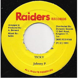 Johnny P Ticky USED VINYL 7INCH 45 RPM