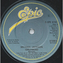 Michael Jackson / The Jacksons Girlfriend / Bless His Soul USED VINYL 7INCH 45 RPM