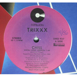 Trixxx Chill USED VINYL 12INCH 33 S RPM PROMO