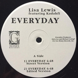 Lisa Lewis (2) / Tragedy Khadafi Everyday USED VINYL 12INCH 33 S RPM