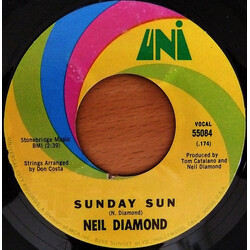 Neil Diamond Sunday Sun / Honey-Drippin' Times Vinyl 7" USED