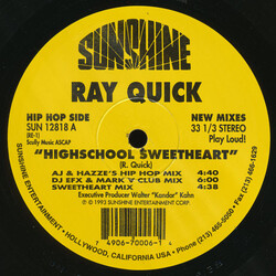 Ray Quick Highschool Sweetheart VINYL 12" USED