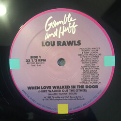 Lou Rawls When Love Walked In The Floor (Hurt Walked Out The Other) USED VINYL 12INCH 33 S RPM