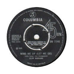 Cliff Richard Wind Me Up (Let Me Go) USED VINYL 7INCH 45 RPM SINGLE