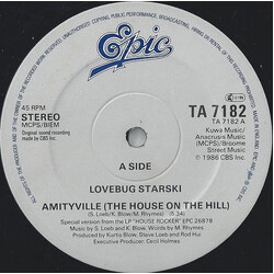 Lovebug Starski Amityville (The House On The Hill) USED VINYL 12INCH 45 RPM SINGLE