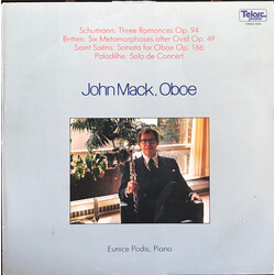 John Mack (2) / Eunice Podis John Mack, Oboe Vinyl LP USED