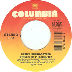 Bruce Springsteen Streets Of Philadelphia USED VINYL 7INCH 45 RPM SINGLE STEREO